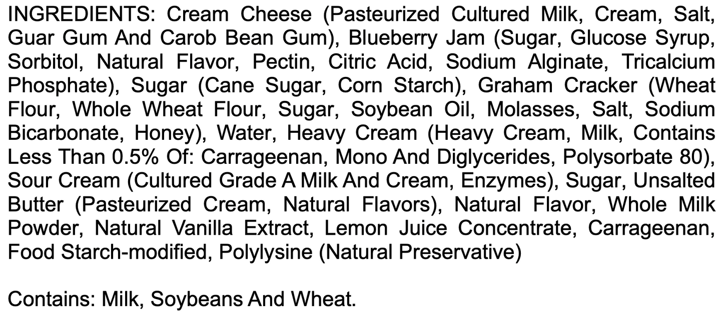 Blueberry Cheesecake